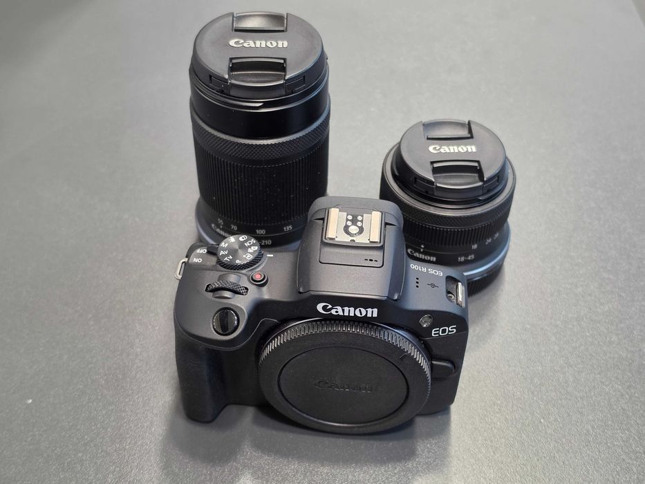 Hope Amanet P7 Aparat foto Mirroless Canon EOS R100 / OBIECTIV CANON 18-45MM + CANON 55-210MM