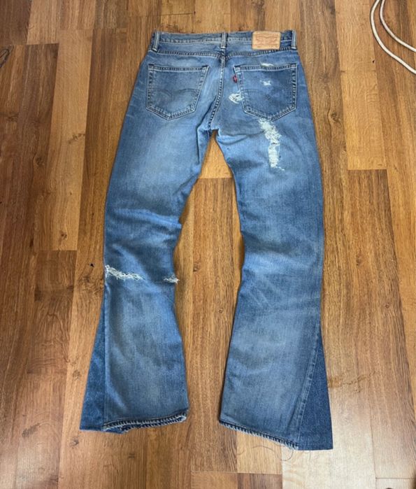 Custom flared jeans opium