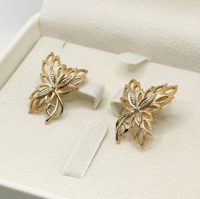 Золотые серьги российские