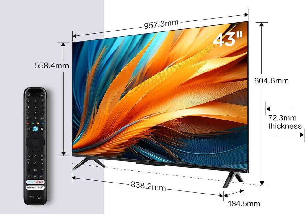 TCL 43PF650 4K UHD HDR - Smart TV