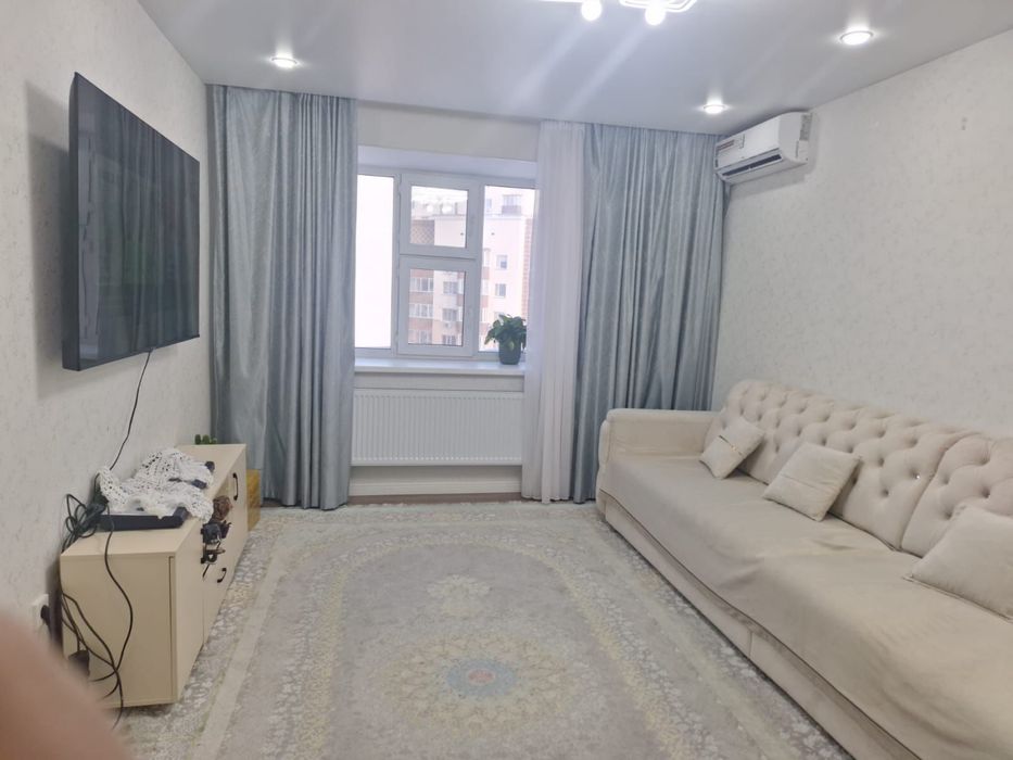 Полноценная 3-комнатная квартира в кирпичном доме, район Алматы