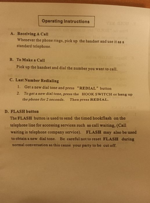 Telefon fix Concorde 922i, pt seniori