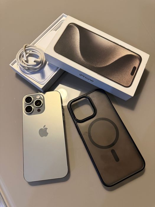 Iphone 15 pro max 256 GB natural titanium