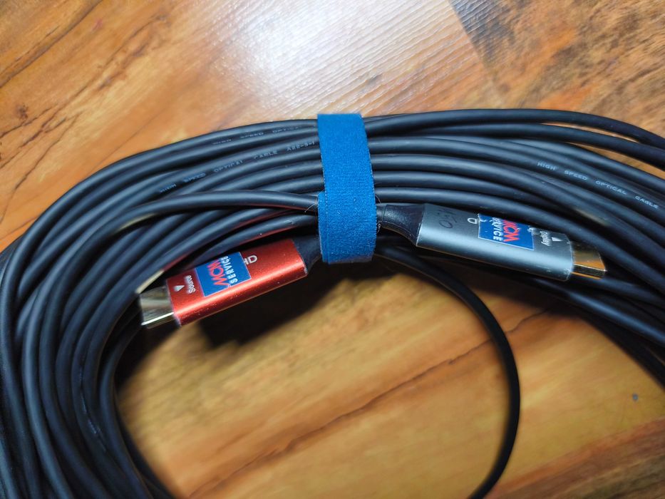 Оптичен HDMI кабел Twozoh 45 метра, 4K HDMI към HDMI кабел 4K/60Hz...