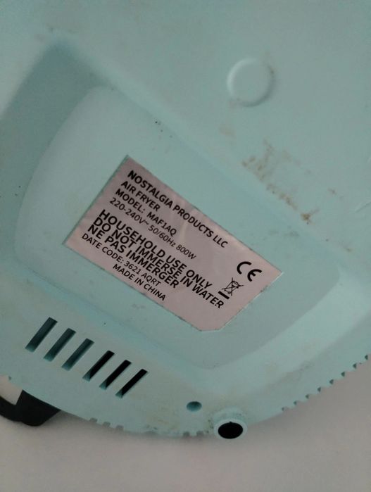 Mini Air Fryer MyMini Turquoise