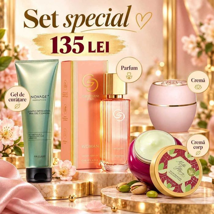 Produse cosmetice: machiaj, parfum, produse pt igiena