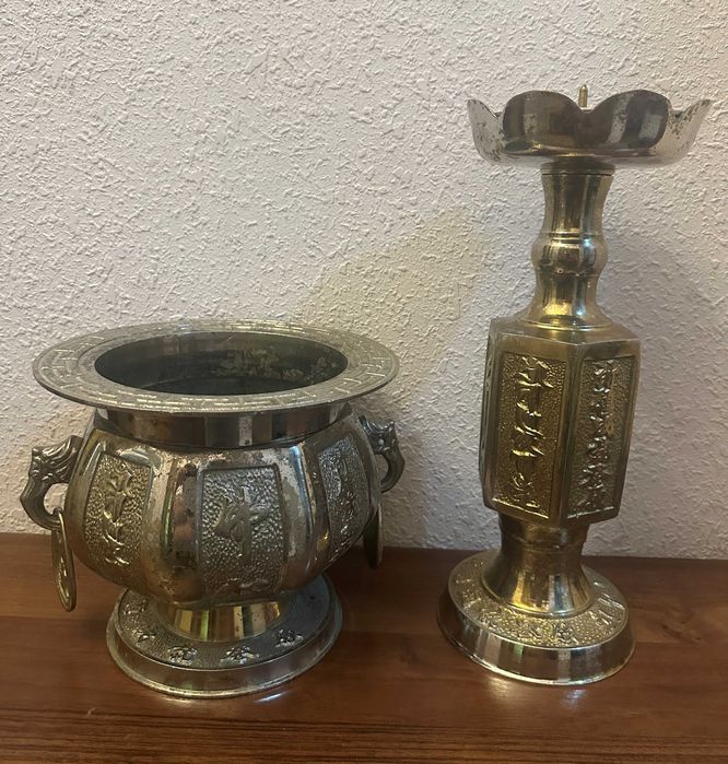 Подносы Подсвечник  и другие предметы