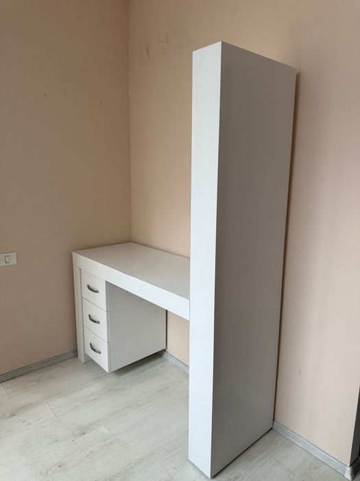 Masă manichiură – MDF, solidă, cu spații de depozitare