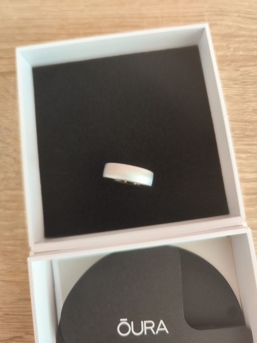 Oura Gen3 Horizon Smart Ring - Размер 10, Brushed, Сребърен