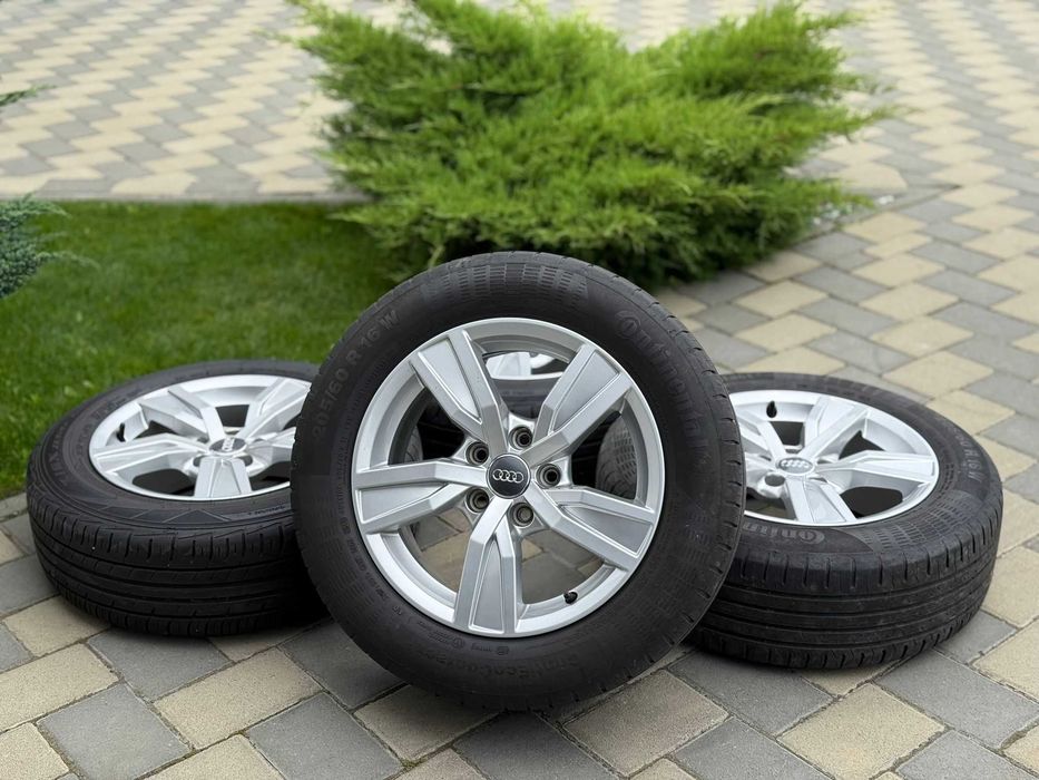 Jante Audi A4 B9 S-Line roti 16 5x112 anvelope 205 60 16 A4 B8 S-Line Audi A6 C6 Quattro jante 16 5x112