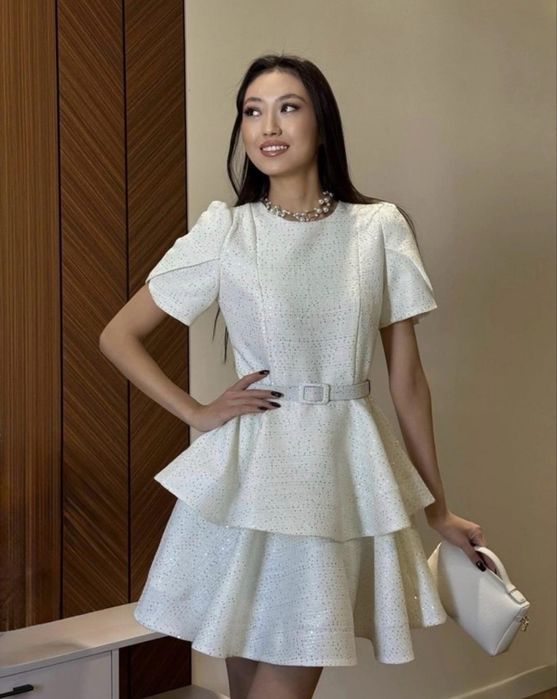 Белое платье Zara