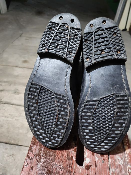 Cizme din piele și postav mărimea 43