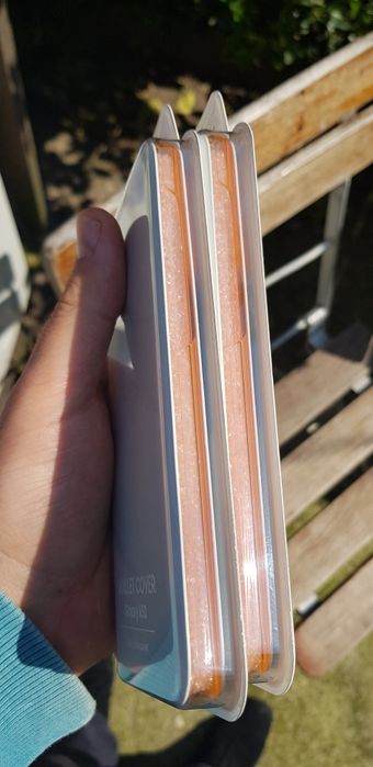 Husa Activă Flip Walet pentru SAMSUNG Galaxy A50 EF-WA505PWEGWW, alb