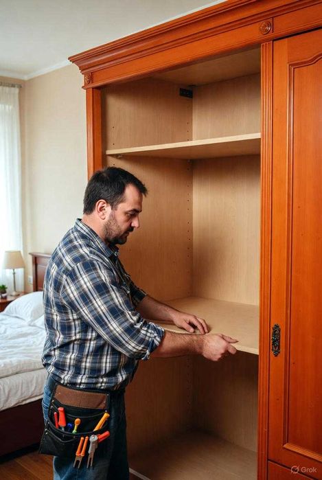 Мебельщик, ремонт, сборка разборка мебели