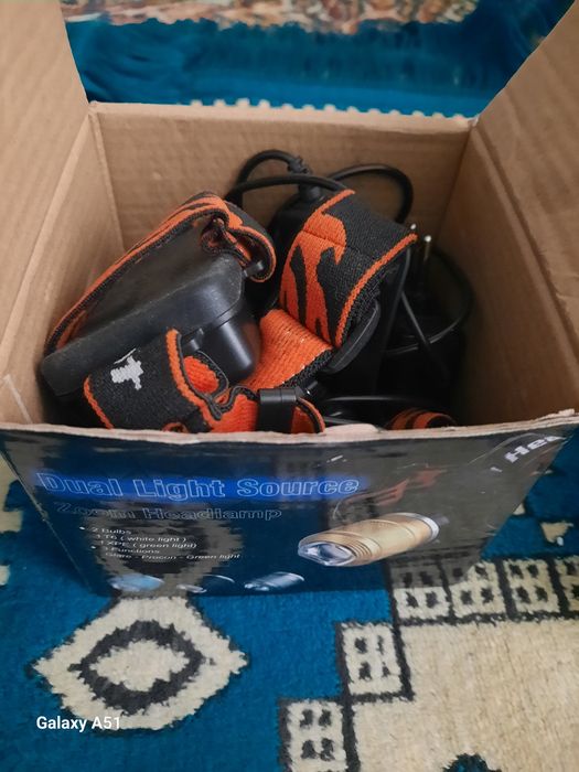 Фонар налобни лед