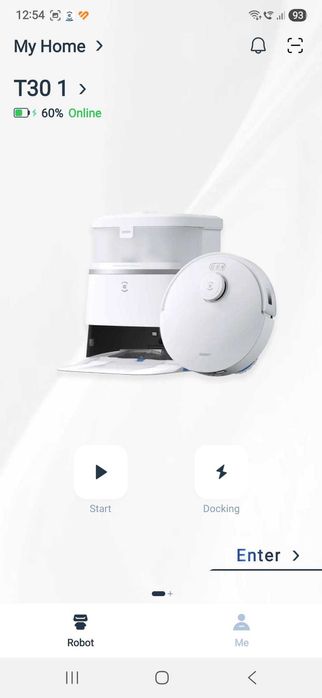 Aspirator robot Ecovacs DEEBOT T30 Pro OMNI, 11000Pa, 5200mAh, Capacitate colectare 3.4L