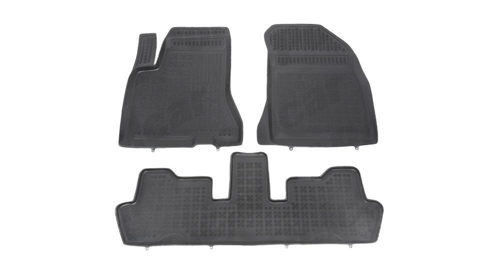 Set covorase auto din cauciuc Citroen C4 Picasso (UA/UD), 10.2006-06.2013, presuri tip tavita, negru; Polietilen