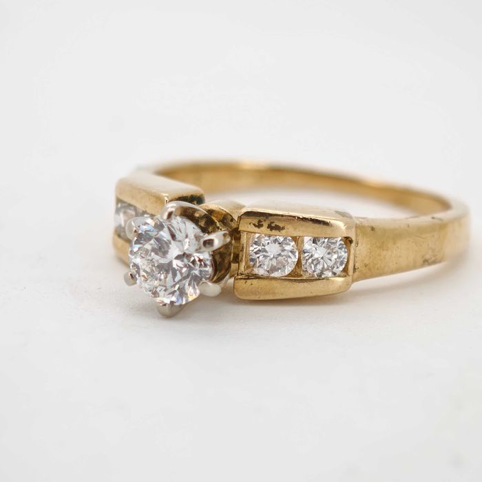 Inel diamante naturale 14k 0.88ct