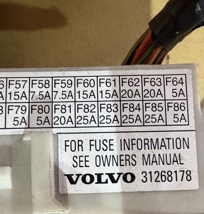 Volvo v50 face 2.0hdi BSI CEM бушонно табло