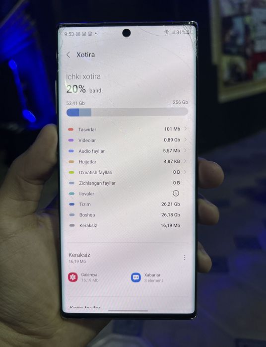 Samsung galaxy note 10+5G