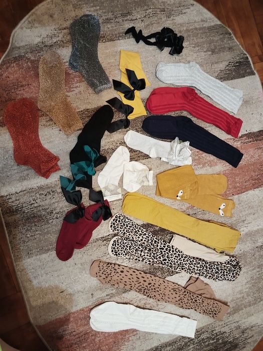Set de șosete și dresuri girly noi pentru oxfords mărimea 38-39.