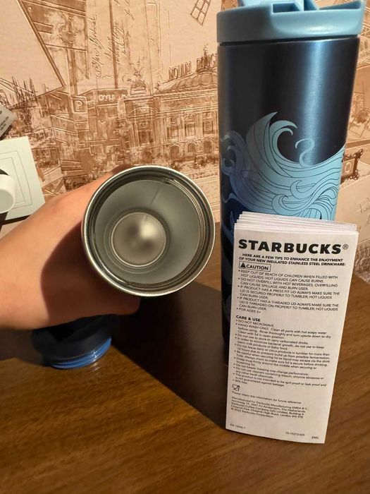 Две нови термо чаши/термос Starbucks от неръждаема стомана