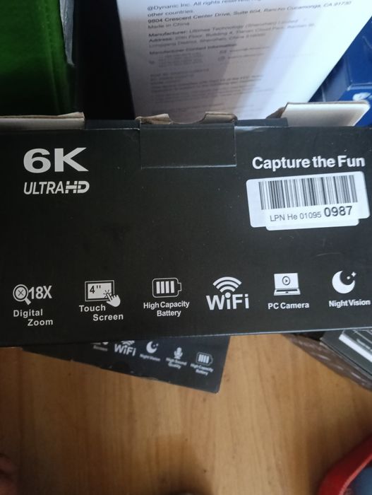 Camere video 8k 6k 4k  noi