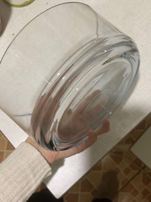 Стеклянный бокс для еды, новый