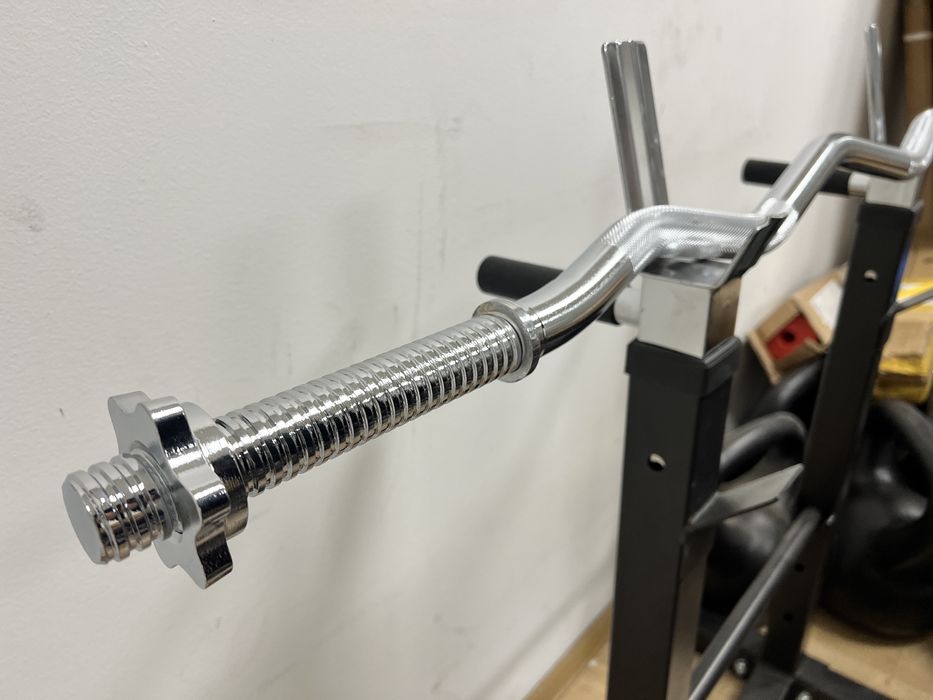 Set haltera bara piept+bara z otel crom noi 26-28-30 mm noi+ Piulite