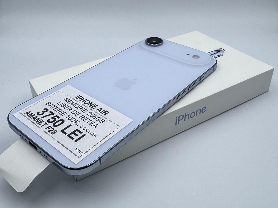 Amanet F28: Telefon Iphone Air 256gb NOU