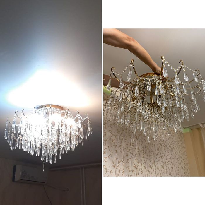 Большая.  люстра