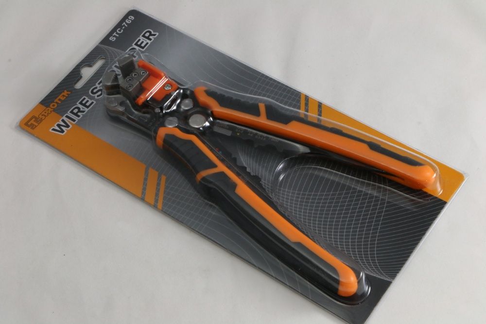 клещи 200 мм за сваляне на изолация и кримпване, Германия