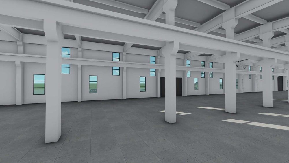 Inchiriez hala productie sau depozit 2400mp 1,8MW Popesti Leordeni,