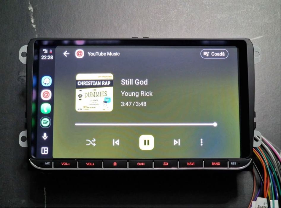 Navigatie Android 9” VW/SKODA/SEAT Carplay&AndroidAuto