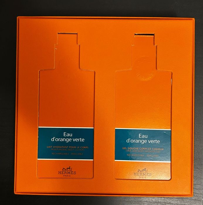 Hermès Eau d’Orange Verte — гель (200мл) и лосьон (200 мл)