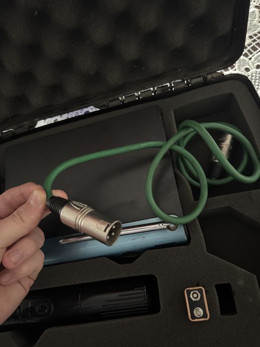 Set Microfon Wireless Shure + Receiver VHF Diversity