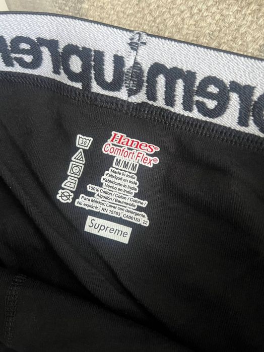 Boxeri bărbați Supreme, all black, model clasic fără print, M, noi, nepurtați, în ambalaj