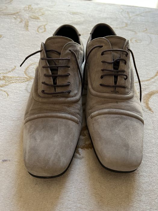 Мъжки обувки Cesare Paciotti бежов велур