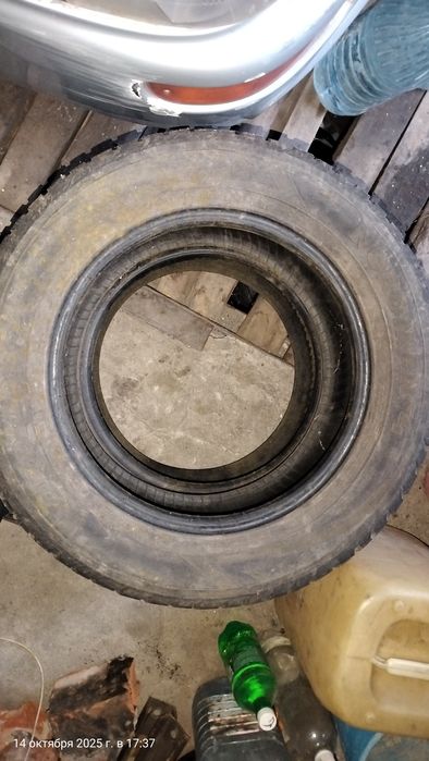 Зимние шины .  16.один штук 5000тг
