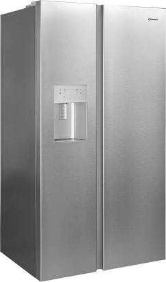 Двукрилен хладилник Side by Side Bauknecht SBS IW 590 Pearl - NoFrost, Ледогенератор, Инокс