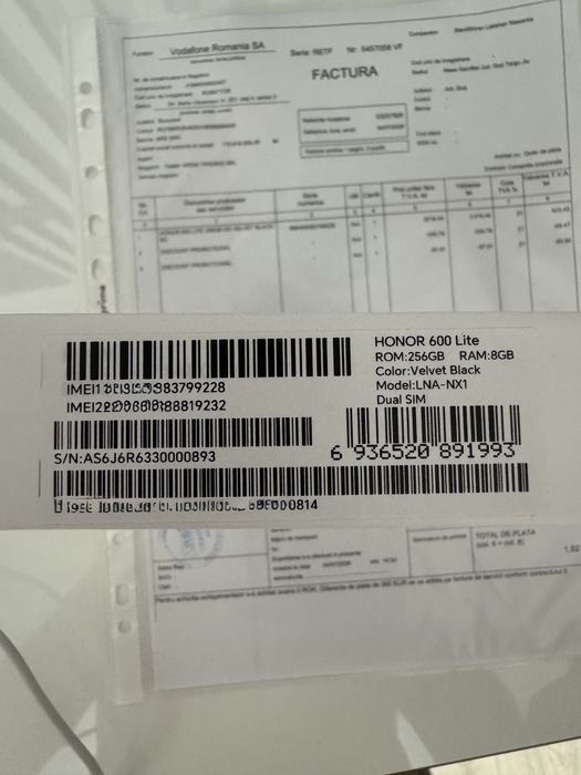 Honor 600 lite - Sigilat