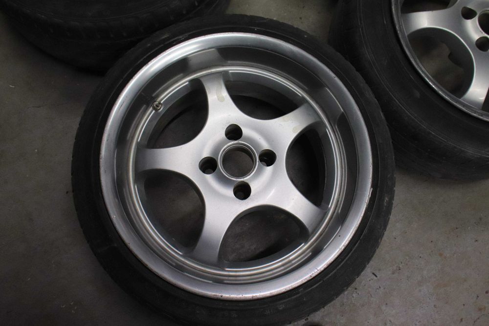 Jante Borbet T 4x100 pe 16 inch 9J u buza lata polish Golf Mk3 BMW Urs