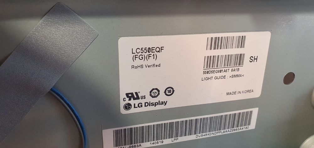 Placa de bază tv Lg EAX 65684604(1.0) 55UB950V