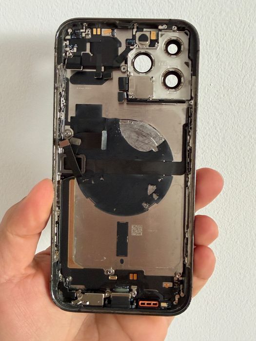 Carcasa iPhone 13 Pro Max Grey, full flex, swap