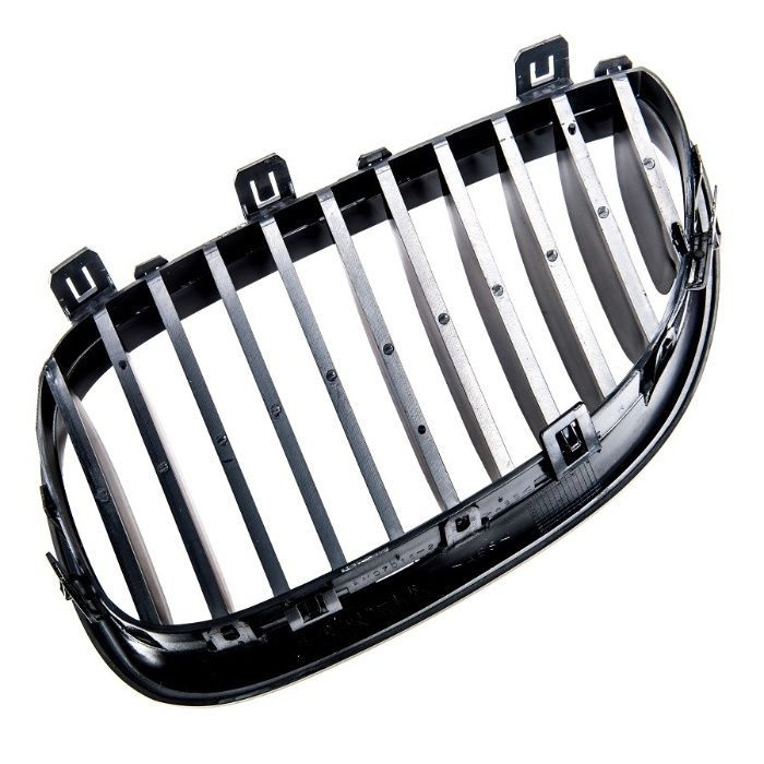 Grile M-Look BMW E60 E61 Negru lucios Simplu
