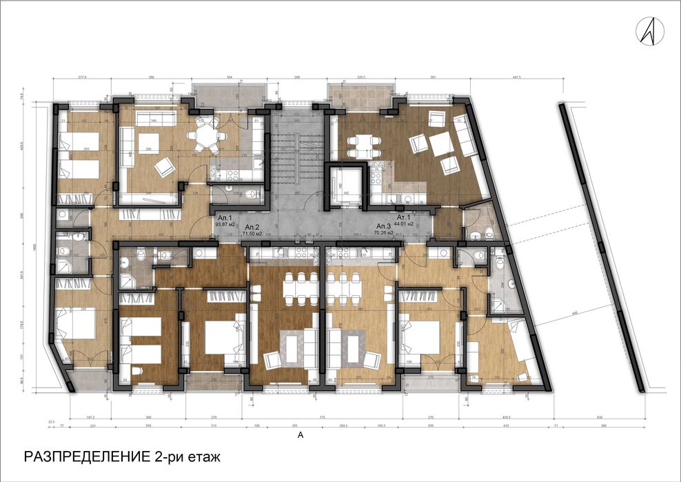 Продава се Тристаен апартамент в София, Левски В - 92 кв.м за 1754 €/кв.м - Снимка #2