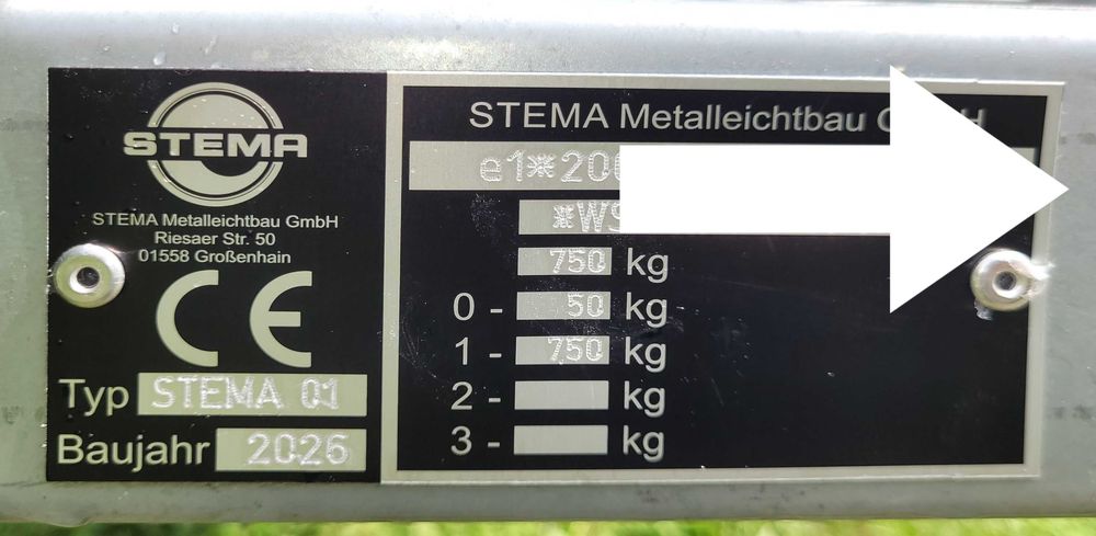Vânzare remorcă STEMA