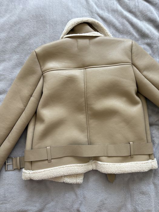 Дубленка Zara беж