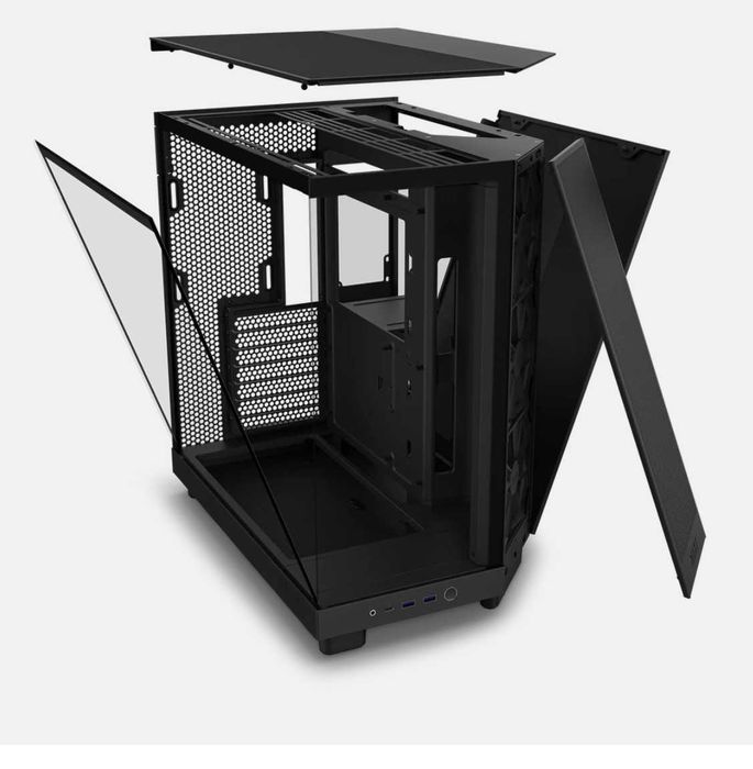 НОВА ! Компютърна кутия NZXT H6 Flow Matte Black