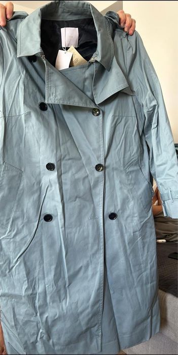 Trenci Mango albastru nou cu eticheta